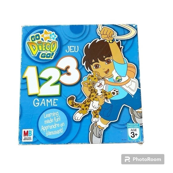 Go Diego Go Nick Jr. 123 Game Milton Bradley ages 3+ two player game - Picture 1 of 11